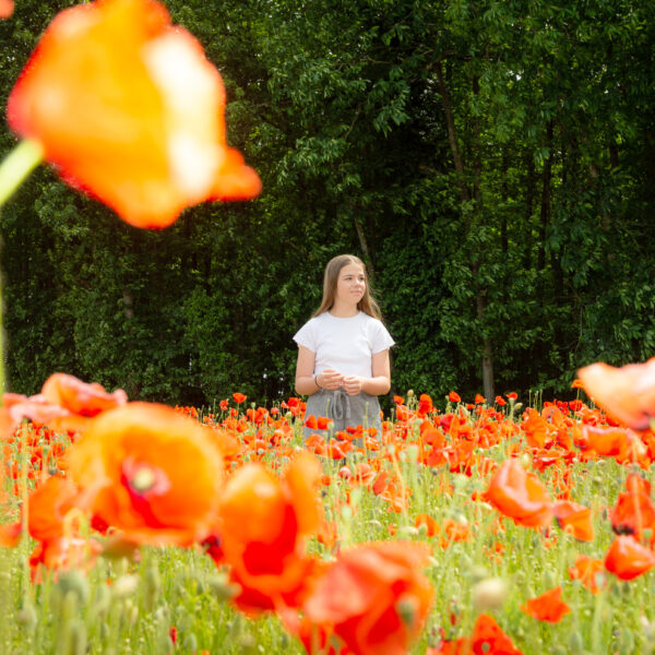 Isoline & les coquelicots